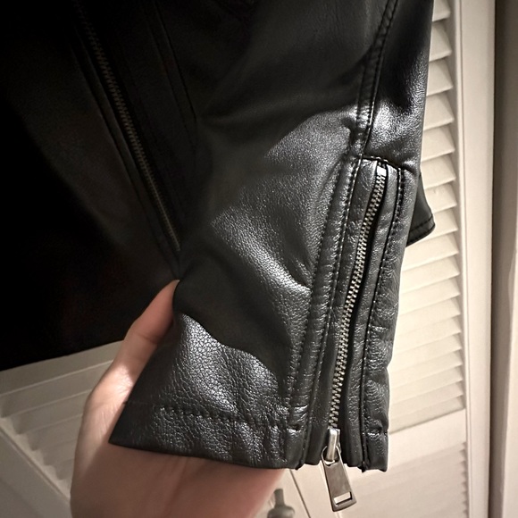 Reitmans Sporty Faux Leather Biker Jacket - Picture 4 of 7